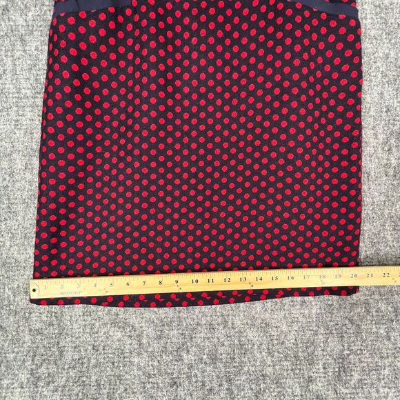 Talbots Skirt 6 Wool Blend Short Polka Dot Career Professional A-Line‎ Lined Zip - Picture 9 of 11